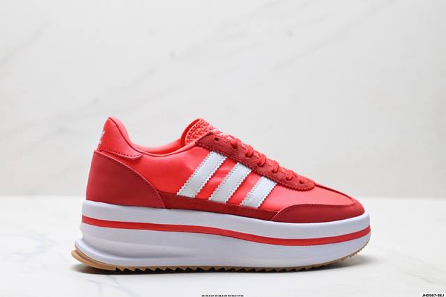 公司级Adidas Sl 72 Stack 阿迪达斯 厚底三叶草复古休闲跑步鞋休闲运动鞋 货号:Jq6420 尺码:36 36.5 37 38 38.5 39