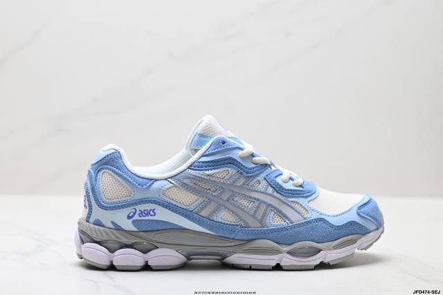 公司级Asics Gel-Nyc 亚瑟士 透气网眼鞋面 配合部分合成革材质 采用全新Ahar+橡胶材质 更加耐磨 货号:1203A383-107 尺码:36 3