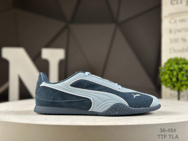 puma Bella V2 Leather彪马 舒适 低帮生活休闲德训薄底鞋 尺码：36-45 货号:404709-02 Ttf