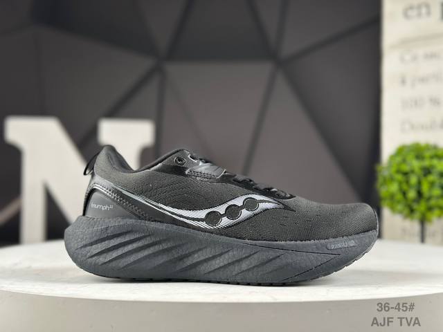 真爆Saucony 索康尼 Triumph 22 胜利22 爆米花超弹大底 网面跑步鞋 全新整单 特价处理 品质无任何不良瑕疵 货号：S20964 200 尺码