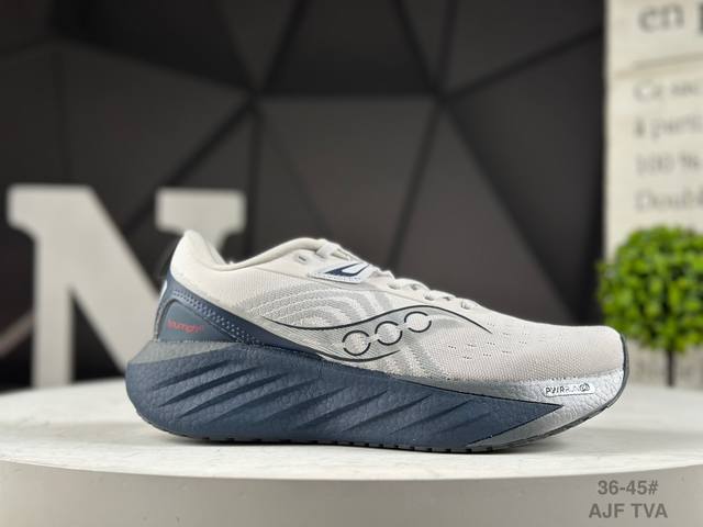 真爆Saucony 索康尼 Triumph 22 胜利22 爆米花超弹大底 网面跑步鞋 全新整单 特价处理 品质无任何不良瑕疵 货号：S20964 250 尺码