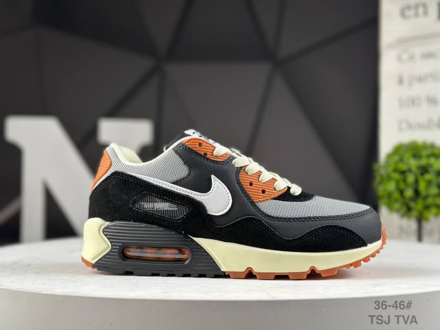 耐克 Nike Air Max 90 Terrascape “Fuel Orange”减震防滑 百搭单品Nike Air Max 90 运动鞋 就是这样一款让你