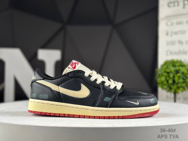 公司级耐克 Nigel Sylvester X Jordan Air Jordan 1 Low Og Nitro Better With Time 联名款 低帮