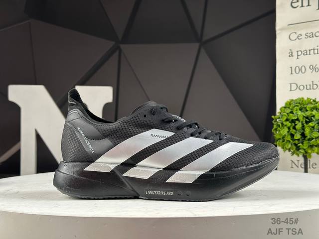 公司级阿迪达斯 Adidas Adizero Adios 4 M 货号：Jr4887 Ajf 阿迪透气轻盈低帮跑步鞋 尺码：36 36.5 37 38 38.5