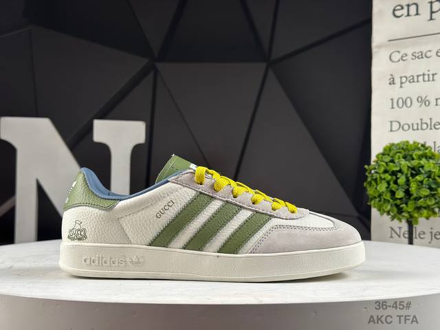 公司级阿迪达斯 Adidas Samba Og 德训鞋 高端定制桑巴系列 大厂纯原品质出货 超高清洁度 细节完美 舒适百搭 低帮休闲板鞋 货号：Dd6607 A