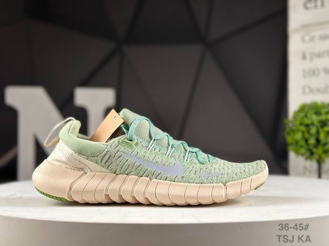耐克 Nike Free Rn 5.0 Next Nature 5.0 赤足跑鞋 货号：Cz1884-002 Tsj 环保系列针织轻便透跑步鞋可缔造袜子般的贴合