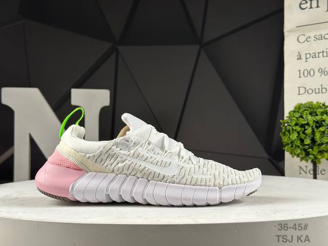 耐克 Nike Free Rn 5.0 Next Nature 5.0 赤足跑鞋 货号：Cz1884- Tsj 环保系列针织轻便透跑步鞋可缔造袜子般的贴合感受和