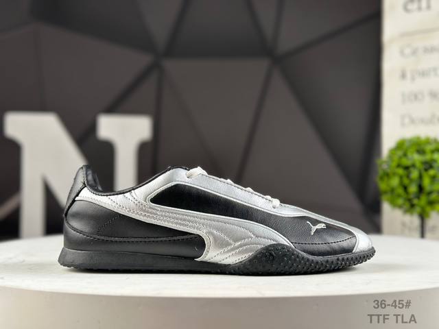 puma Bella V2 Leather彪马 舒适 低帮生活休闲德训薄底鞋 货号:404043 01 尺码：36-45 Ttf
