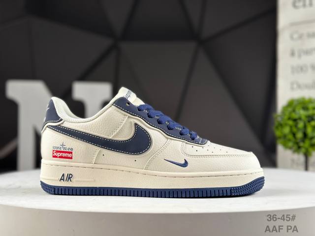 福利特价 公司级耐克 Nk Air Force 1'07 Low 空军一号低帮休闲板鞋 货号：Bb1616 302 Aaf #原楦头原纸板 原装鞋盒 定制五金配