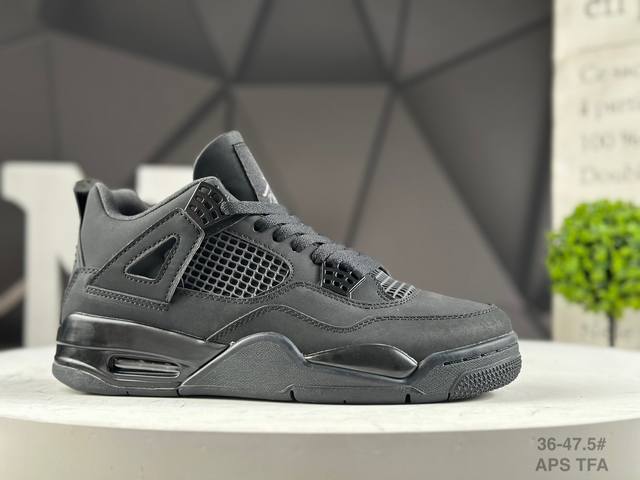 头层耐克 Air Jordan Aj4 新黑猫 货号：Fv5029-010 全新升级改良 原鞋原楦原纸板同源开发 完美呈现乔4的版型 内侧正确双色网格 还原细节