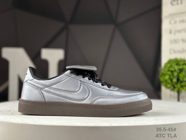 公司级J.Crew X Nk Killshot Ii Leather 联名复古板鞋 货号：Im4842-099 Atc 采用米白色皮革制作鞋身 Swoosh 点