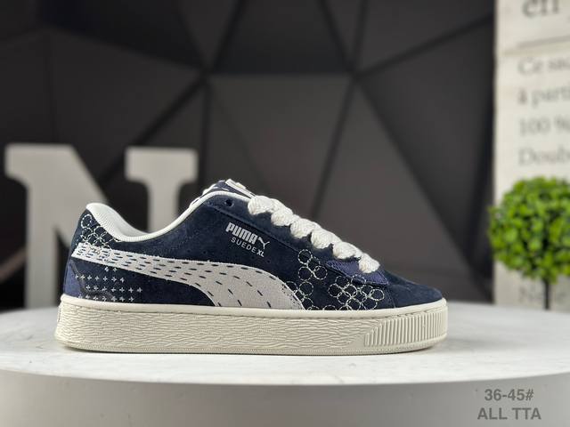彪马 puma park Lifestyle Og Sneaker 公园生活方式系列低帮复古面包风百搭休闲运动板鞋 货号：395777 01 All 尺码：36