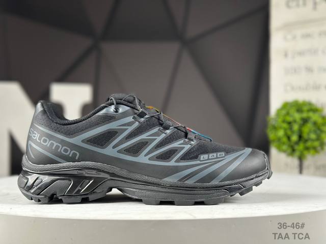 Salomon Xt-6 ”Recut“萨洛蒙高科端技户外休闲跑鞋 Salomon 萨洛蒙Xt-6 复古机能潮流休闲跑鞋 新晋网红单品 伞兵绳快穿鞋带设计 无缝