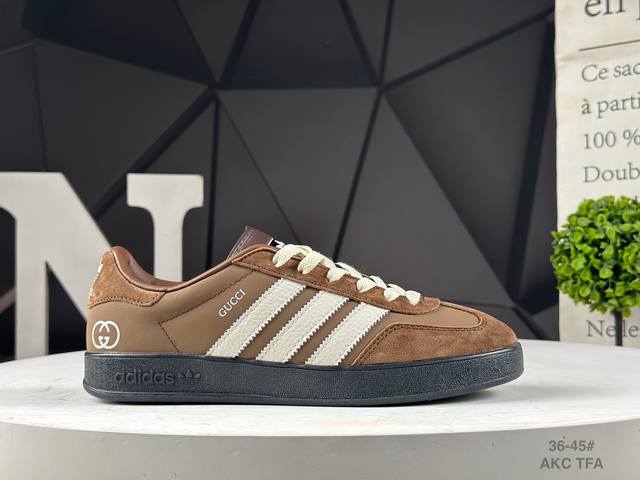 公司级Adidas Samba Og 德训鞋 Lv联名款 高端定制桑巴系列 大厂纯原品质出货 超高清洁度 细节完美 舒适百搭 低帮休闲板鞋 男女同款 货号：Dd