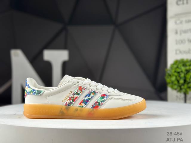 真标阿迪达斯Adidas Originals Gazelle Esquisite Gucci 德训 羚羊系列低帮复古百搭休闲运动板鞋 货号:Jh7370 Atj