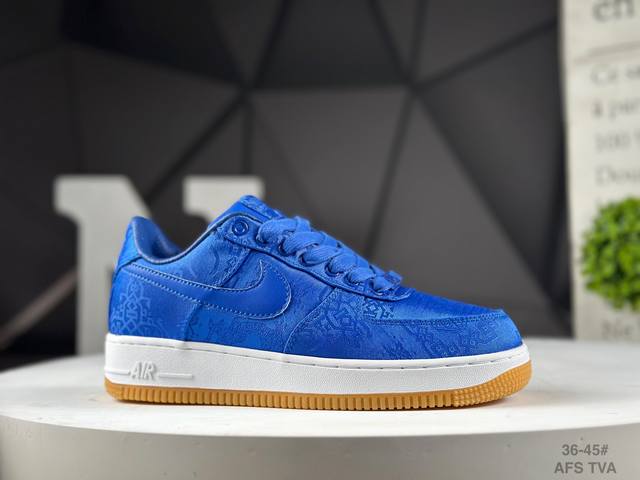 可撕Clot X Nk Air Force 1 陈冠希联名款空军一号低帮 货号：Cj5290 400 Afs 帮友套现 可撕双层鞋面 外贸专供品质 品质随意碾压
