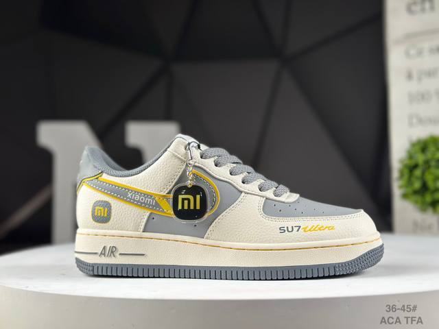 公司级耐克 Nike Air Force 1 '07 Low “小米联名 Su7Ultra”空军一号 低帮 运动鞋 休闲鞋 折边针车 工艺难度大 原楦头原纸板
