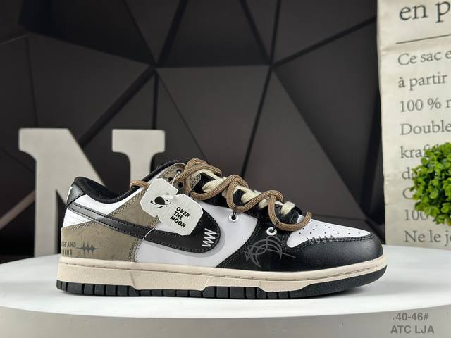 新配色 公司级耐克 Nike Sb Dunk Low Lv联名 解构绑带 纯原大厂出品 极力推荐 原装头层材料 独家版型蒸餾加工 帶來的是更好的视觉和脚感体验