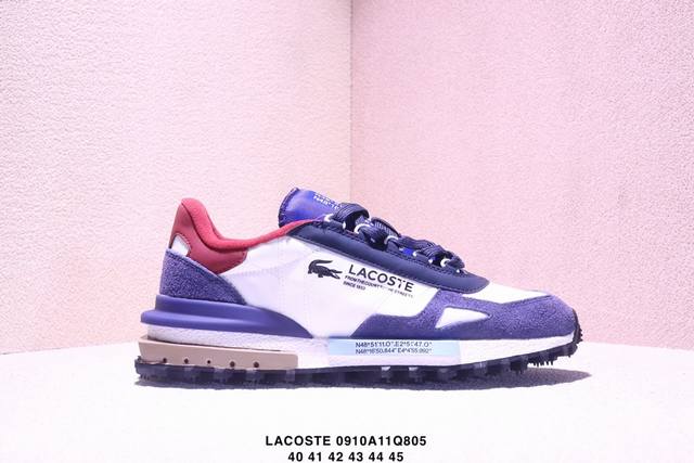 Lacoste 男士运动鞋 Elite Active 223 1 Sma 46Sma0008拉科斯特 尺码：见图 Xm0910Q805