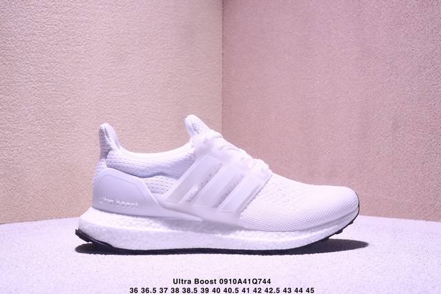 真标半码Adidas 阿迪达斯新款Ultra Boost 缓震运动跑步运动鞋 Xm0910Q744