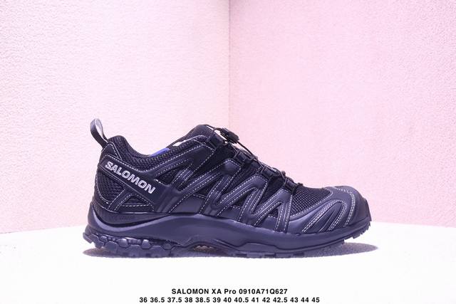 Salomon萨洛蒙 Xa pro 3D Adv 户外运动 网布减震防滑包裹性支撑 低帮 休闲跑步鞋 36 36.5 37 38 38.5 39 40 40.5