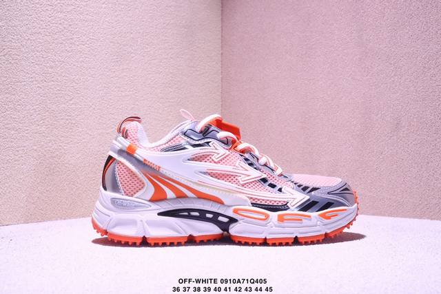 纯原Off-White Be Right Back 厚底系带 低帮 生活休闲鞋 独家首发新款 采用环保牛剖革组合网织布鞋面材质 鞋垫嵌入发泡缓震Eva物料 正确