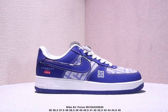 海外限量发售！公司级Nike Air Force 1 '07 Low “Lv联名 猪八米灰黑”空军一号 低帮 运动鞋 休闲鞋 折边针车 工艺难度大 原楦头原纸板
