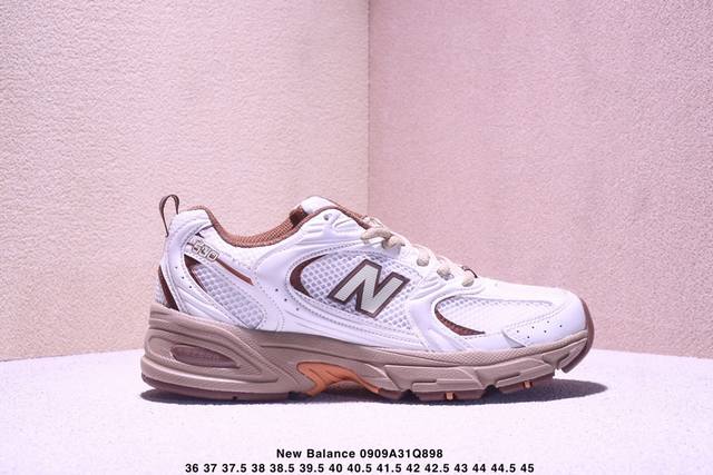 公司级New Balance Mr530系列复古老爹风网布跑步休闲运动鞋 货号:Mr530Ni 尺码:36 37 37.5 38 38.5 39.5 40 40