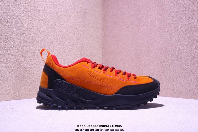 科恩Keen 美国人气户外品牌-科恩Keen Jasper Rocks Sp贾斯珀都市系列复古低帮系带户外风露营徒步登山运动训练鞋 原楦型开发纸版#采用固色翻毛