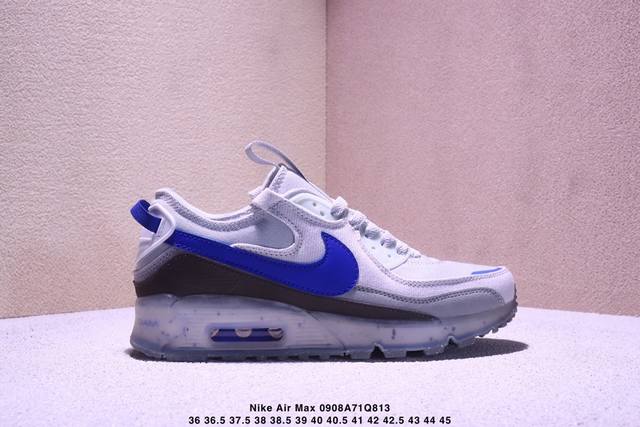 公司级Nike Air Max Terrascape 90 耐克 山川地形系列经典复古百搭休闲运动气垫慢跑鞋 原楦原纸版开发版型 全新开发正确3层组合超轻Eva