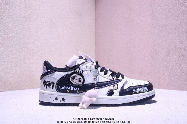 海外爆款限量发售！Travis Scott X Fragment Design X Jordan Air Jordan 1 Low Og Sp “米黑拉布布”