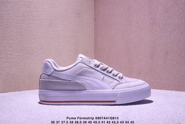 公司级puma Formstrip Court Classic Vulcanized 时尚百搭舒适潮流 彪马 低帮 板鞋 货号:396353-19 尺码:36