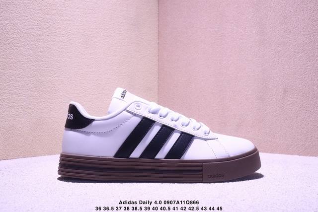 阿迪达斯 Adidas Barreda Daily 4.0 阿迪舒适减震低帮休闲板鞋 货号：Jr008 6 尺码：36 36.5 37.5 38 38.5 39