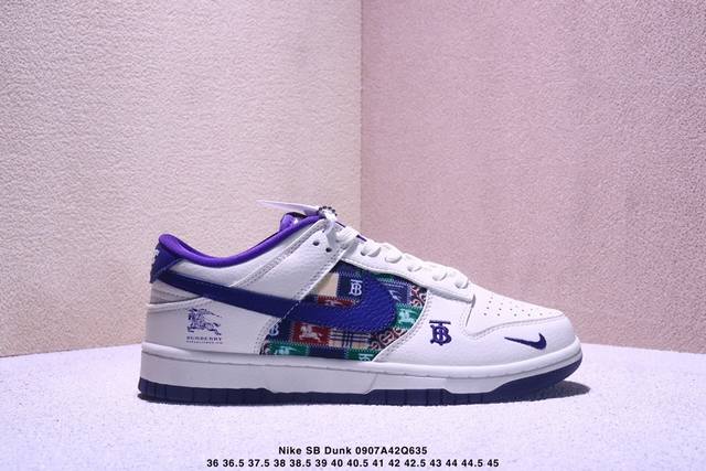 海外爆款限量发售！Nike Sb Dunk Low“ 斯图西联名 印花灰勾” 周年高端定制 低帮休闲板鞋 定制鞋盒 大厂纯原品质出货 超高清洁度 皮料切割干净无