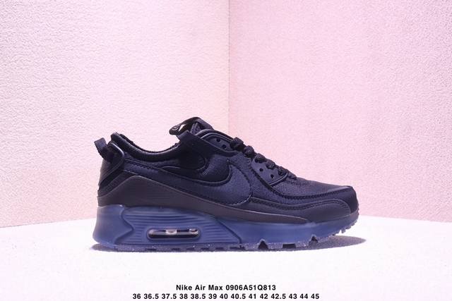 耐克Nike Air Max Terrascape 90经典复古百搭休闲运动气垫慢跑鞋！材质超丰富的户外为灵感设计，正确3层组合超轻Eva泡绵中底+Air缓震气