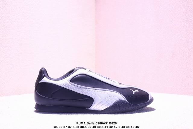 puma Bella V2 Leather彪马 徐梦洁同款舒适男女低帮生活休闲德训薄底鞋 货号:402186 03 尺码:35.36 37 37.5 38 38