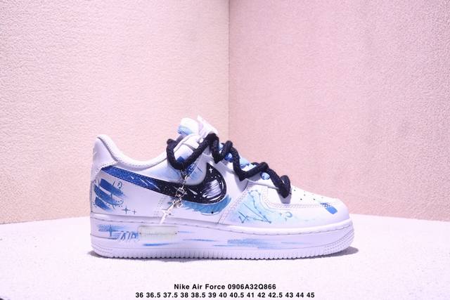 耐克 Nike Air Force 1 Low ”White And Black“ 白黑 小权志龙官方同步 原装级别 原楦头原纸板 打造纯正空军版型#专注外贸渠