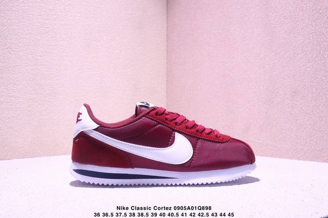 公司级Nike Classic Cortez 耐克经典轻便舒适男子阿甘鞋休闲跑步鞋运动鞋 纯粹而执着的精神 使得Cortez种在了一代人的心里 无论是否喜欢它复
