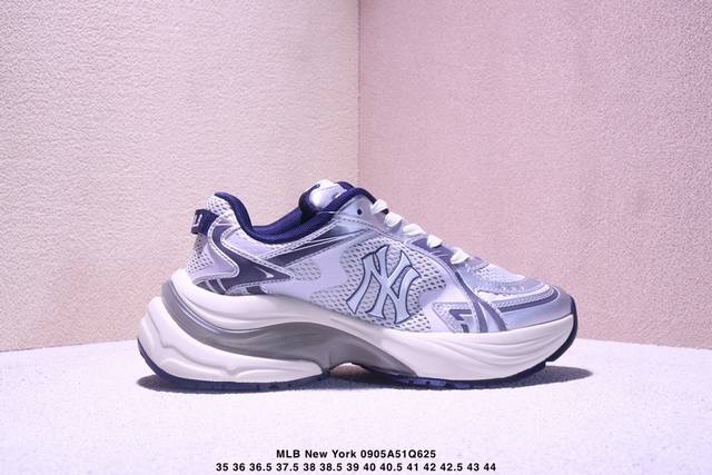 公司级Mlb New York Yankees Curve Runner 舒适百搭 防滑耐磨 低帮 流浪鞋跑步鞋 货号:3Arnspl4N 尺码:35.5 36