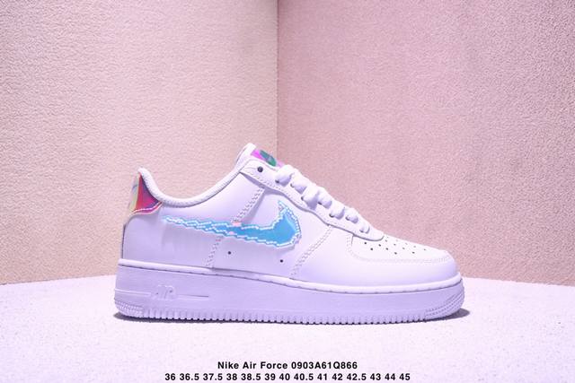 耐克Nike Air Force 1 Low 空军一号低帮百搭休闲运动板鞋。柔软、弹性十足的缓震性能和出色的中底设计，横跨复古与现代的外型结合，造就出风靡全球三
