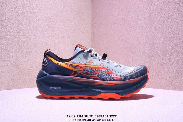 Asics Trabuco Max 4 运动舒适 织物合成革减震防滑透气抗冲击 低帮 越野跑步鞋 男女款 Xm0903Q222