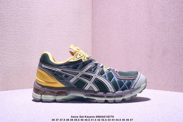 Asics Gel-Kayano20 Cream Blue 时尚百搭透气 低帮跑步鞋 男女同款 白色36-47半码 Xm0902Q770