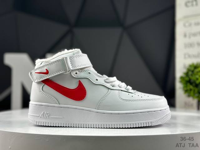 加绒 耐克 Nike Air Force 1 Low 空军一号低帮运动休闲板鞋 原楦头原纸板 打造纯正空军版型 专注外贸渠道 全掌内置蜂窝气垫 原盒配件 原厂中