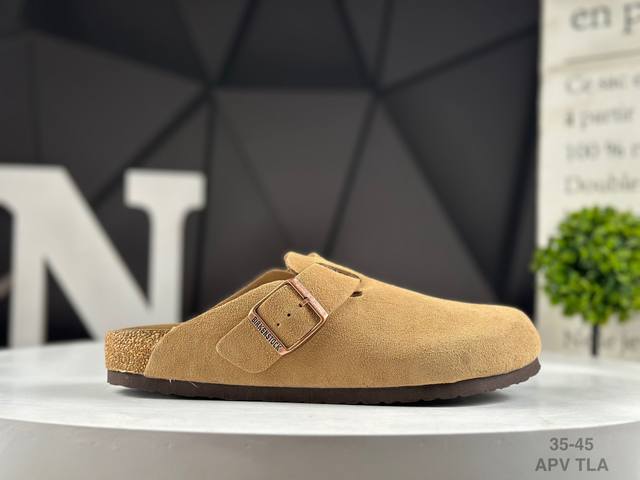 德国百年知名鞋履品牌 博肯 Birkenstock Zurich系列 黑色反绒 牛皮绒面革 双扣时尚 凉拖 勃肯 半拖 凉鞋 拖鞋 系列 亲肤透气的人造革，搭配