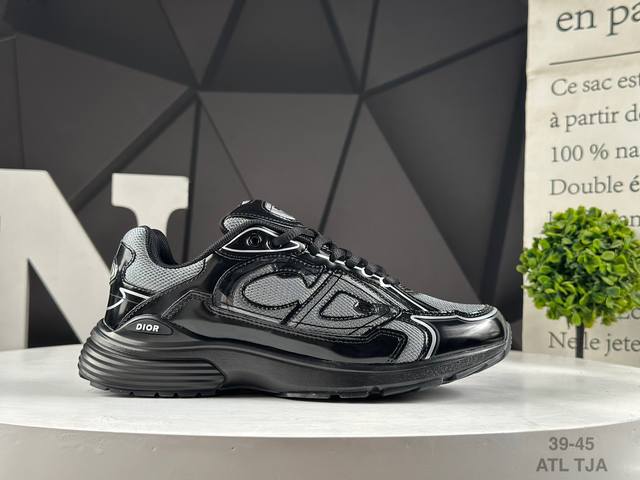 Dior 迪奥轻盈舒适网眼织物拼接Cd标志系带运动鞋 3Sn279Zeh H981 尺码：39 40 41 42 43 44 45 Atl