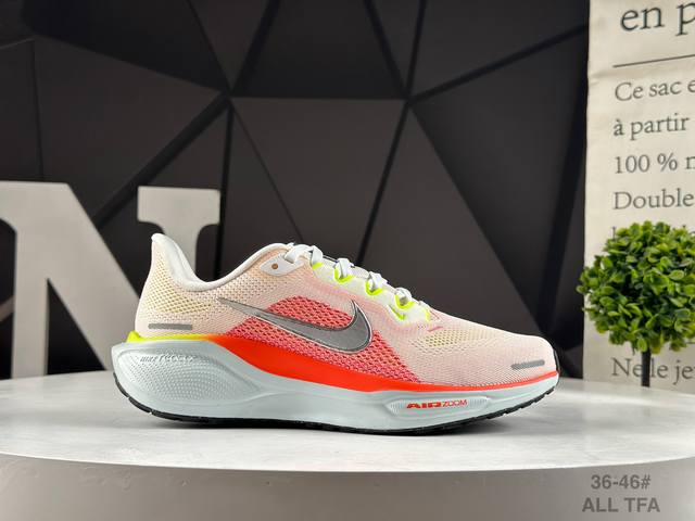 公司级耐克 Nike Air Zoom pegasus 41 耐克 超级飞马涡轮增压马拉松休闲运动慢跑鞋采用全新双层超轻透气网眼布材质 内里嵌入定型海绵 中底搭