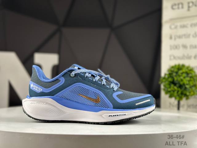公司级耐克 Nike Air Zoom pegasus 41 耐克 超级飞马涡轮增压马拉松休闲运动慢跑鞋采用全新双层超轻透气网眼布材质 内里嵌入定型海绵 中底搭