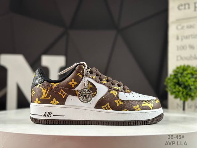 公司级耐克 Nike Air Force 1 '07 Low Lv联名 空军一号 低帮 运动鞋 休闲鞋 折边针车 工艺难度大 原楦头原纸板 原装鞋盒 定制五金配