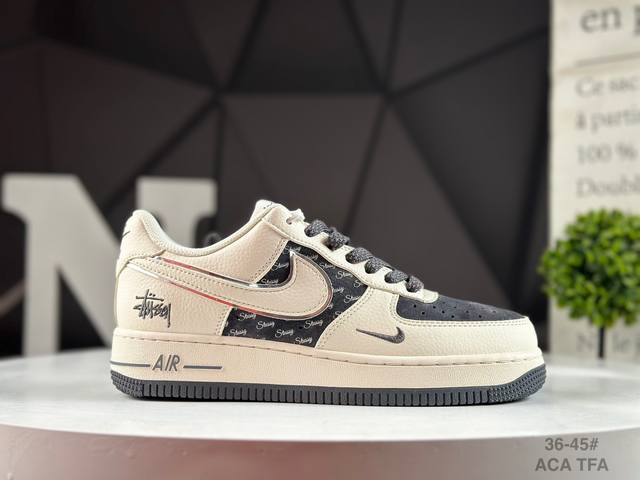 公司级耐克 Nike Air Force 1 '07 Low 空军一号 低帮 运动鞋 休闲鞋 折边针车 工艺难度大 原楦头原纸板 原装鞋盒 定制五金配件 内置全