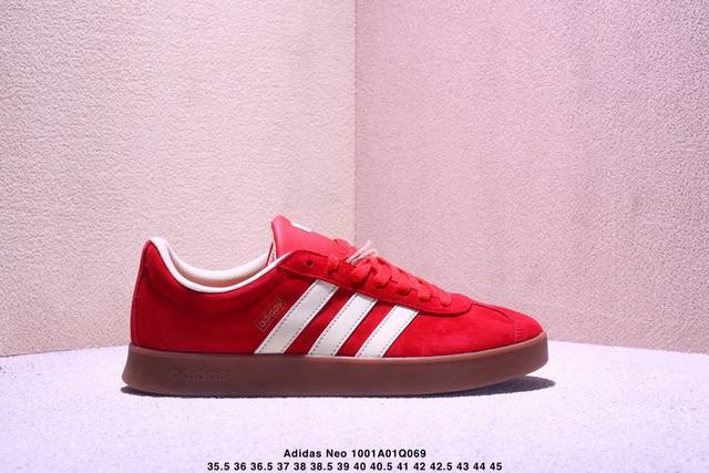 阿迪达斯Adidas Neo Vl Court 2.0 百搭单品绒面麂皮防滑耐磨轻便低帮板鞋 货号:Hq 1 码数：35.5 36 36.5 37 38 38.